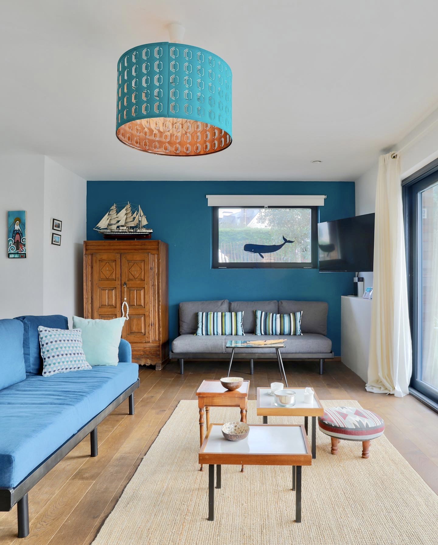 Les Flots, vue chambre bleue